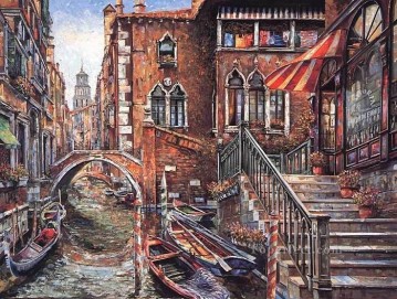 ヴェニスモダン Painting - YXJ0325e 印象派ヴェネツィアの風景
